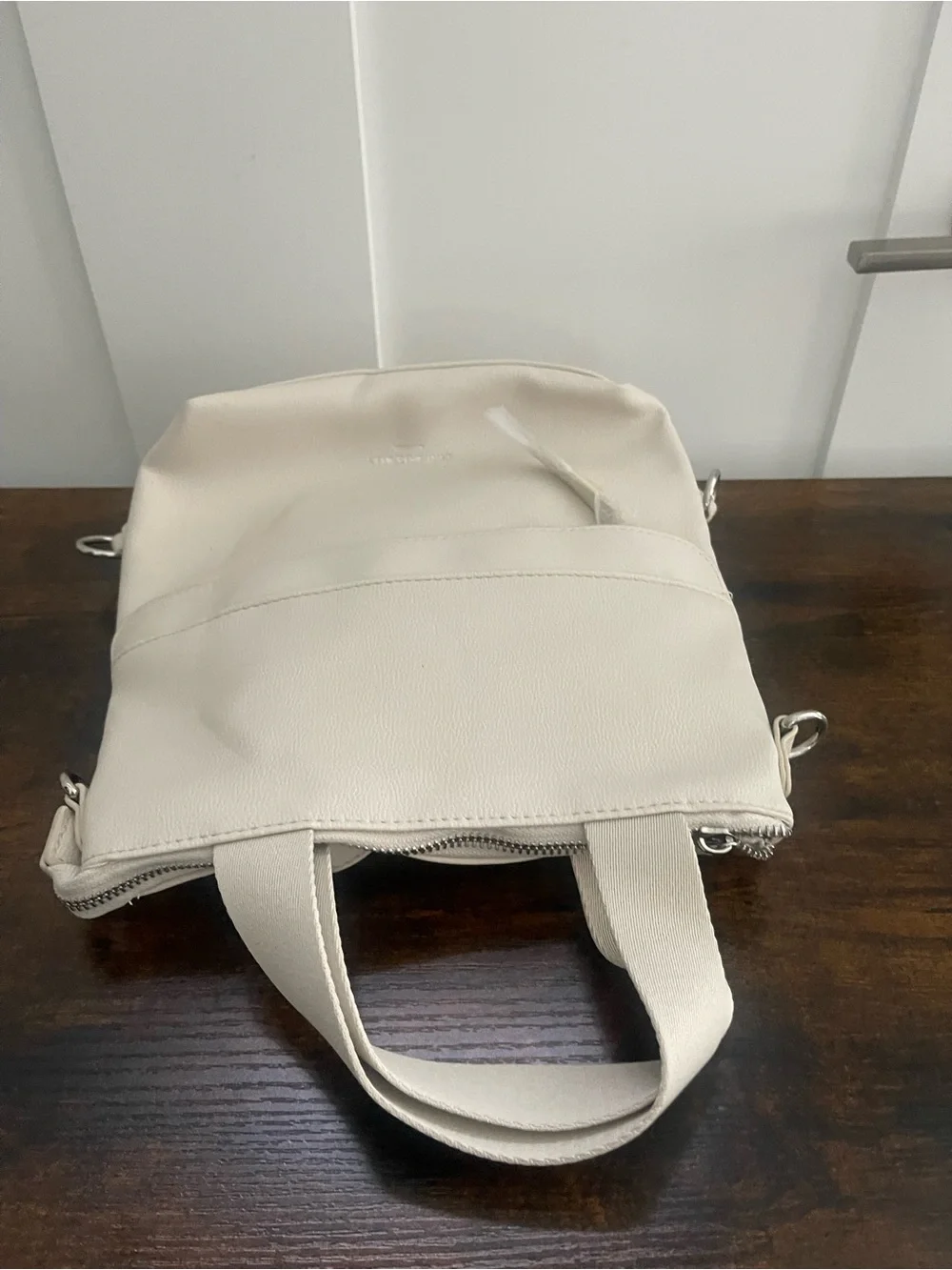 Cynthia Rowley Cream Convertible Tote Backpack